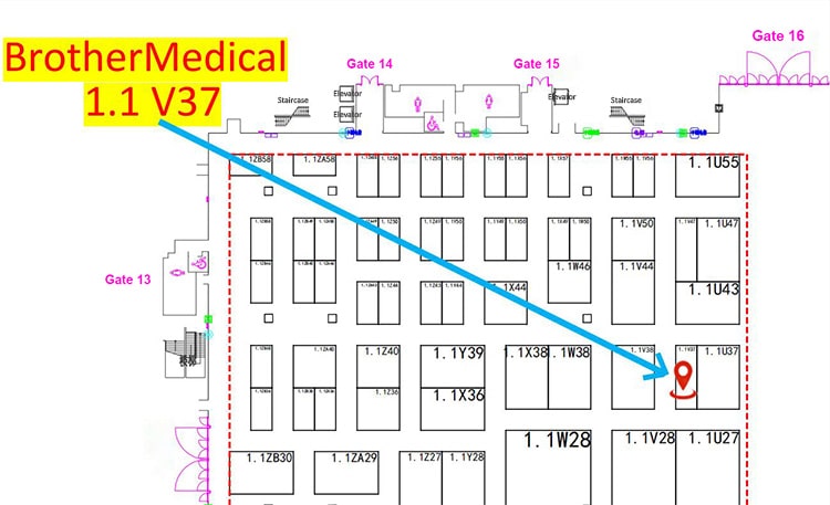 Последний обратный отсчет присоединиться к Brother Medical на 91 -й китайской международной ярмарке медицинского оборудования.